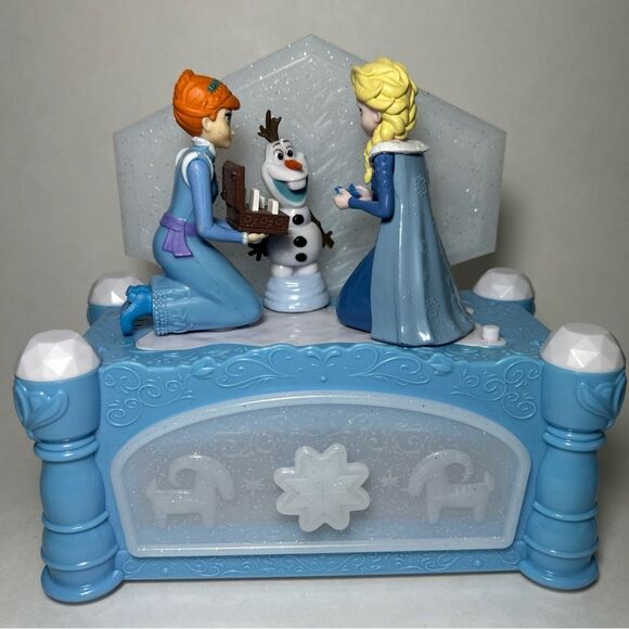Disney Frozen Music Jewelry Box Jakks Pacific Inc Olaf Elsa Anna - Picture 1 of 11